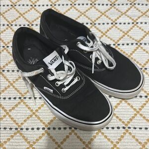 Vans Classic Black and White Sneakers